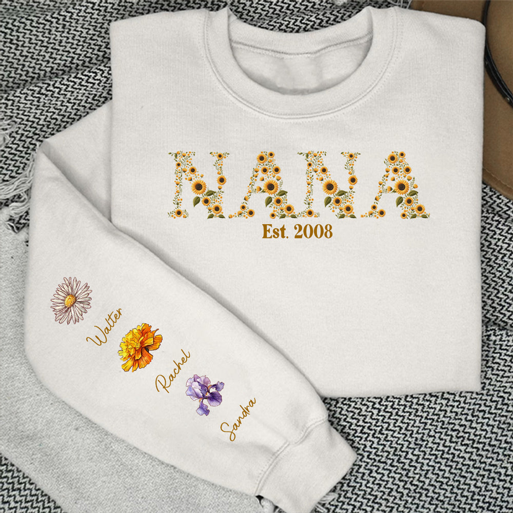 Blessed To Be Called Grandma - Personalized Sweatshirt