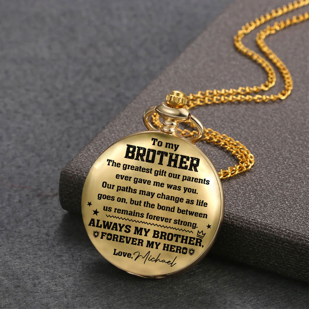 A Bond That Never Fades - Personalized Pocket Watch