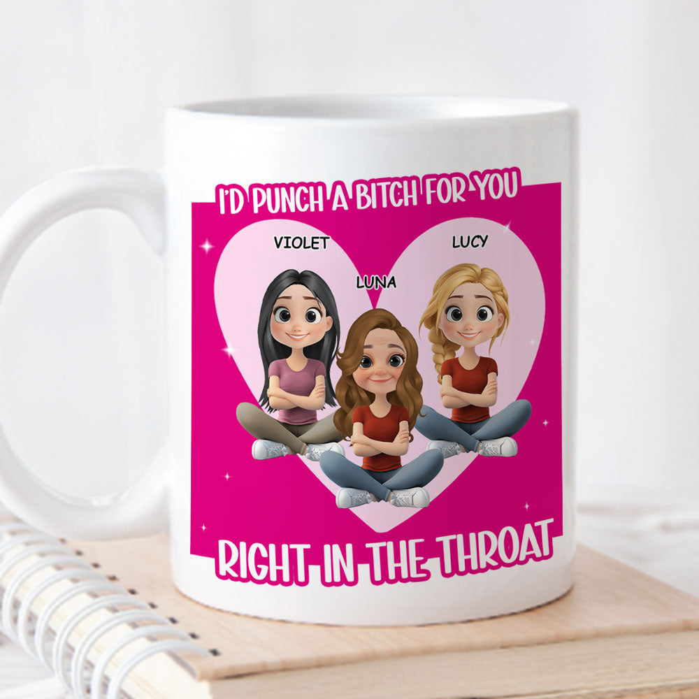 Custom Best Friend, Christmas & Birthday Friendship Keepsake Gift • You Will Always Be My Best Friends - Personalized Coffee Mug