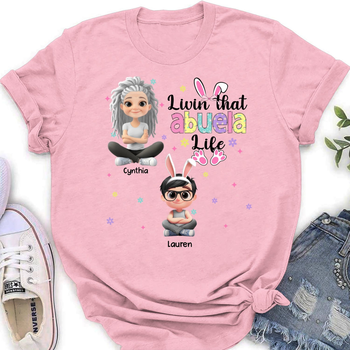 Custom Christmas & Birthday Gift for Mom, Grandma • Living That Mimi Life - Personalized Shirt