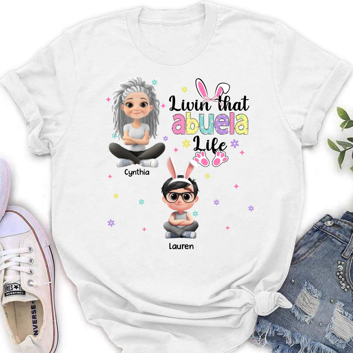 Custom Christmas & Birthday Gift for Mom, Grandma • Living That Mimi Life - Personalized Shirt