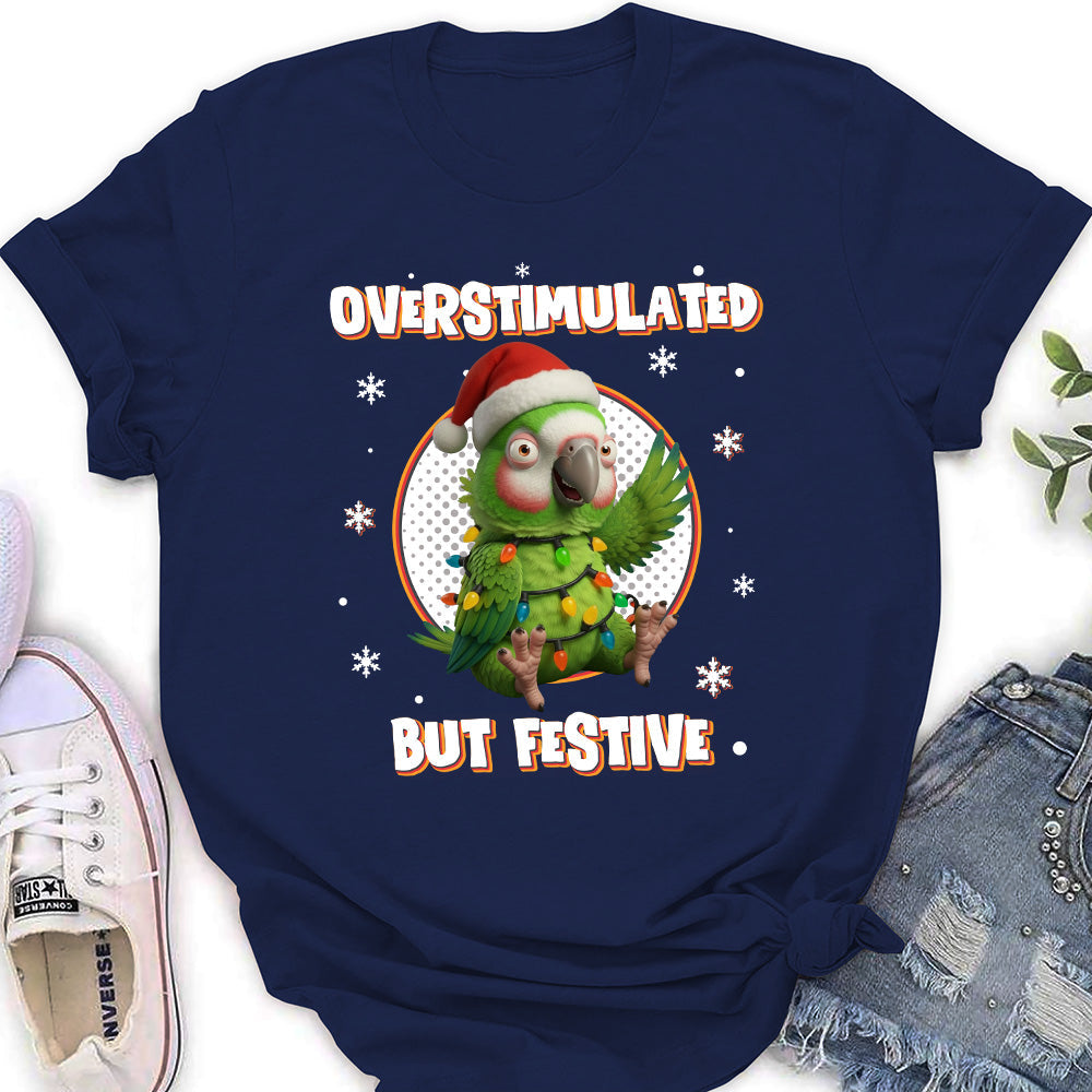 Custom Coworker, Christmas & Birthday Team Appreciation Gift • Brain Fried But Feeling Festive - Personalized Shirt