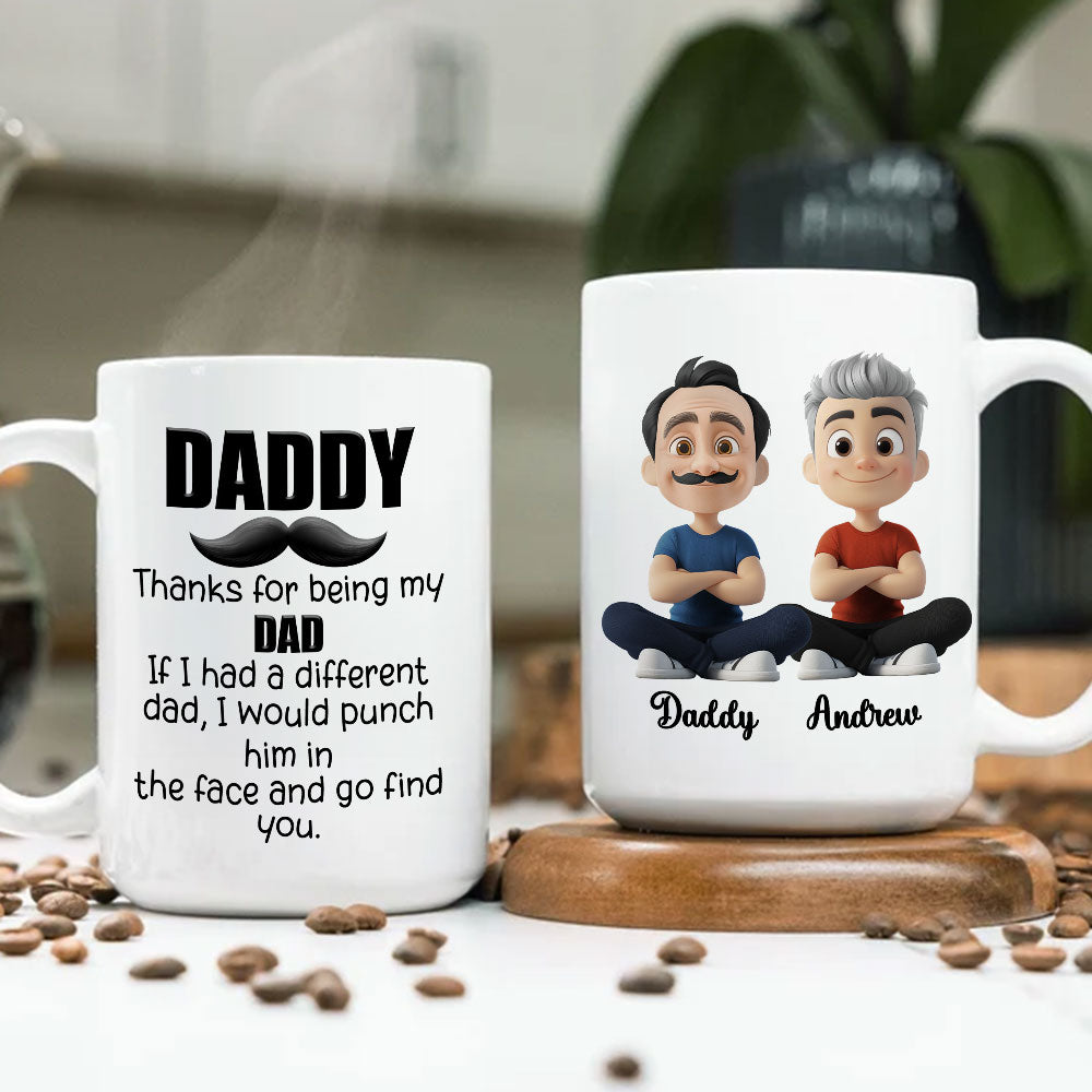 Custom Christmas & Birthday Gift for Dad • Funny Dad Appreciation - Personalized Coffee Mug