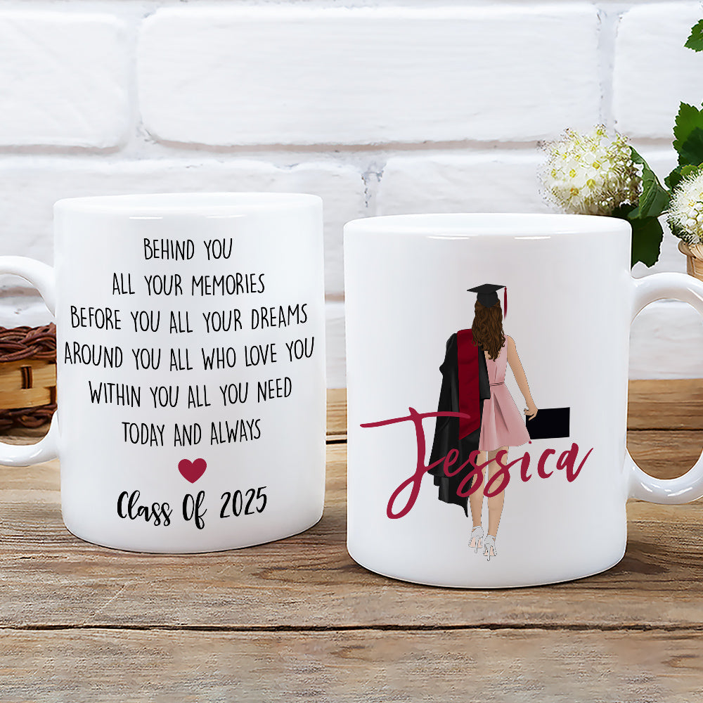 Custom Christmas & Birthday Keepsake Gift • Within You Lies All Strength - Personalized Coffee Mug