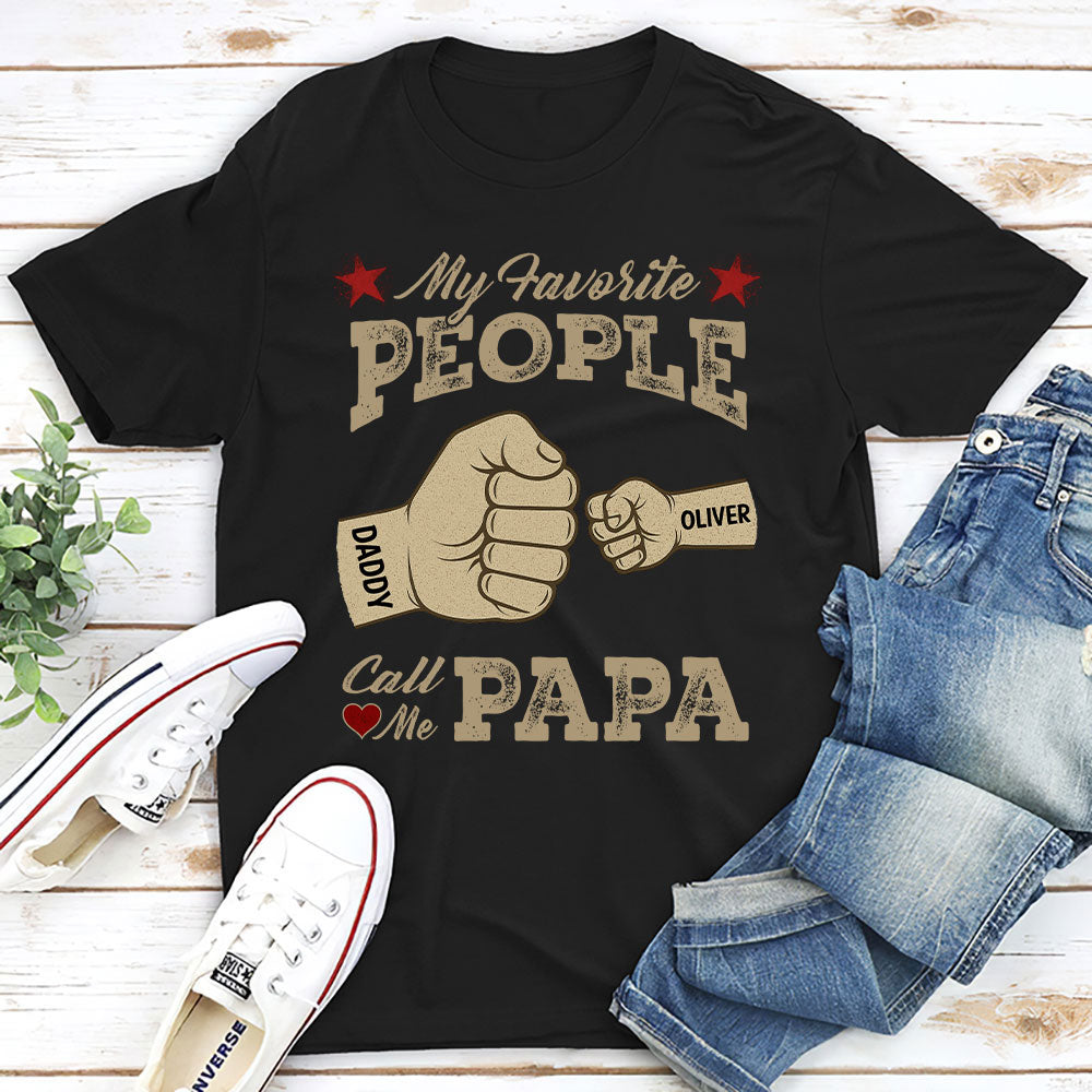 Custom Father's Day, Special Gift for Dad & Grandpa • Daddy Team - Personalized Shirt