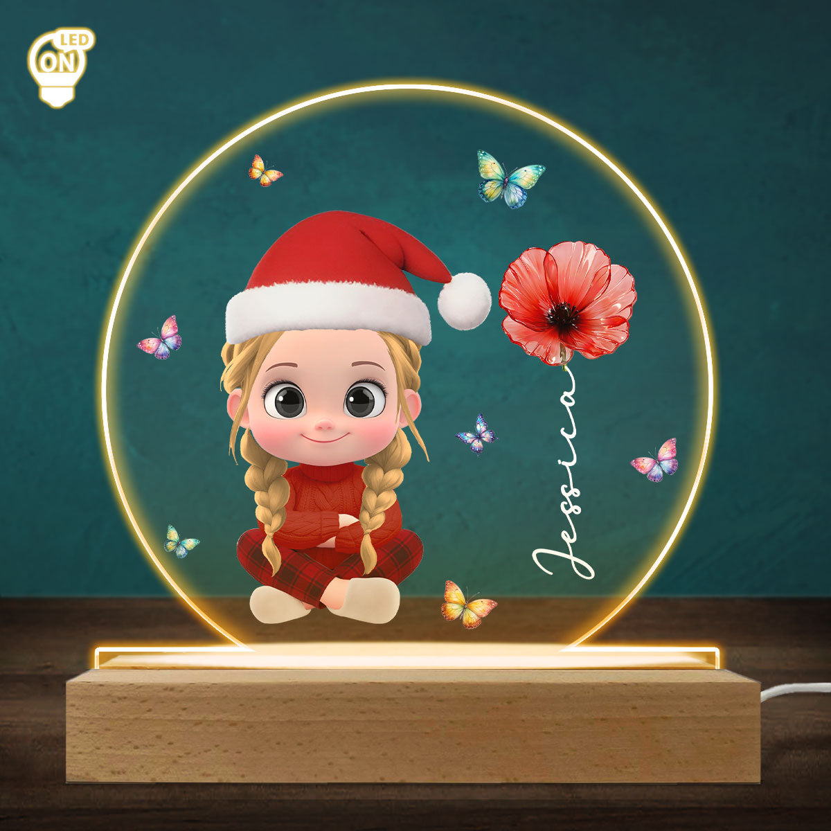 Custom Gifts for Daughter & Mom, Mother's Day Birthday • Lovely Baby - Personalized LED Light