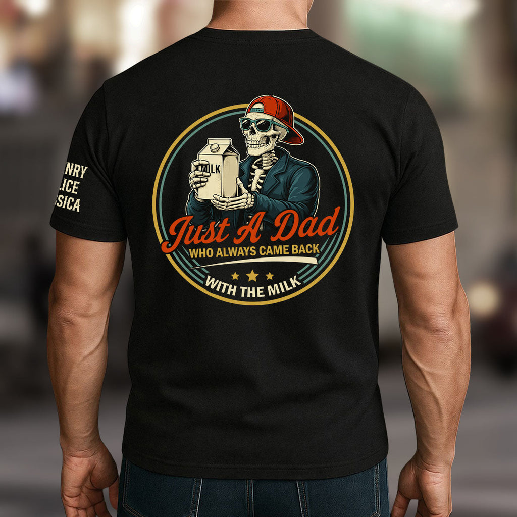 Custom Father's Day, Special Gift for Dad & Grandpa • Dad Joke - Personalized Shirt With Design On Sleeve