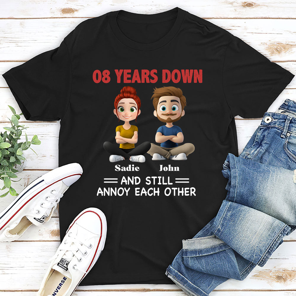 Custom Christmas Anniversary Keepsake Gifts For Husband • Annoy Each Other - Personalized Shirt