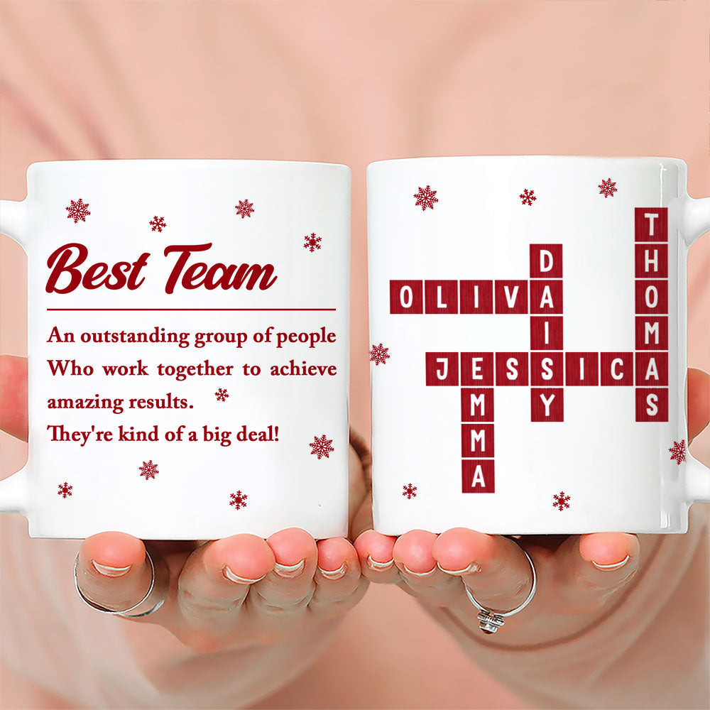 Custom Coworker, Christmas & Birthday Team Appreciation Gift • Kind Of A Big Deal - Personalized Coffee Mug