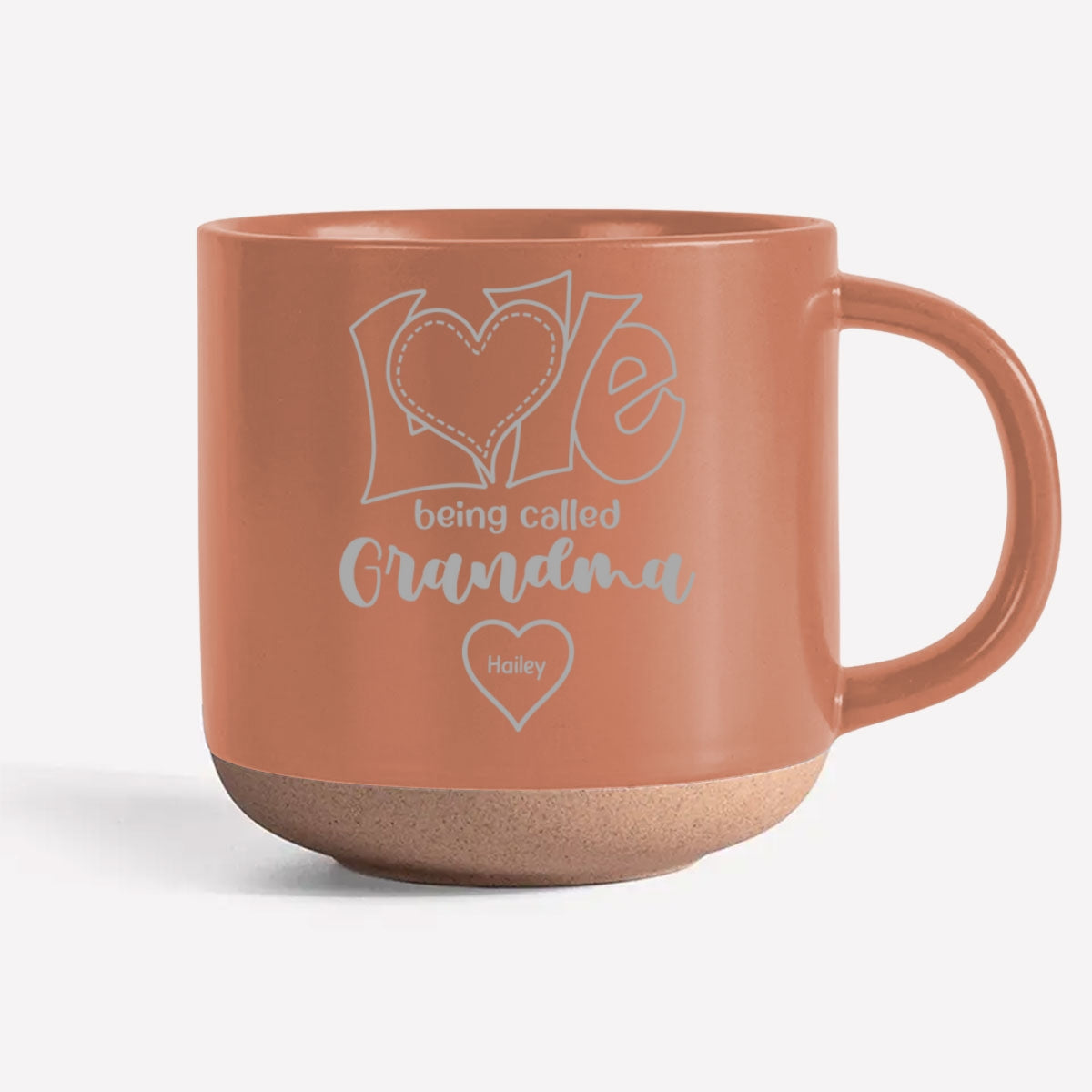 Custom Christmas & Birthday Gift For Grandma • Love Being Called Grandma - Personalized Engraved Pottery Mug
