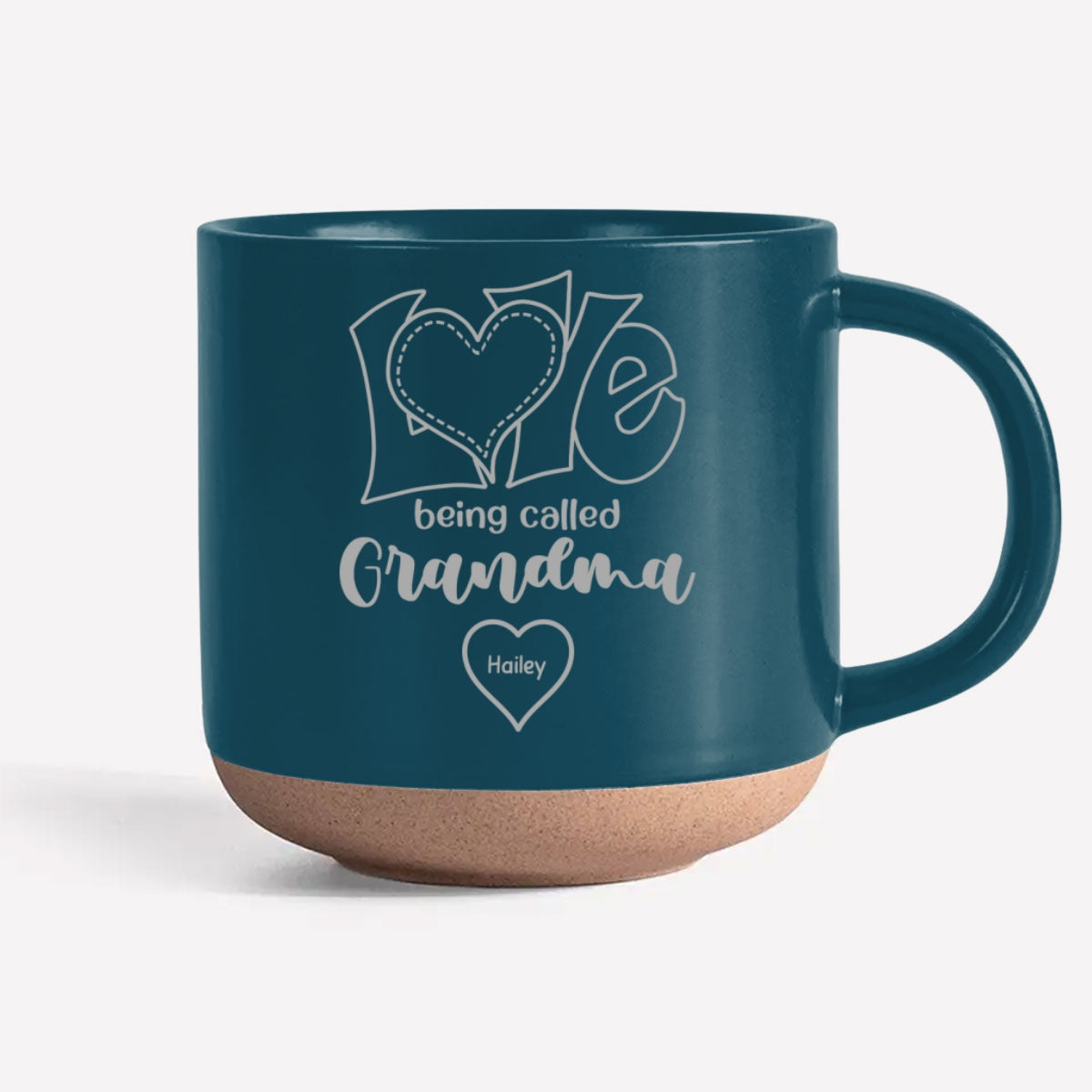 Custom Christmas & Birthday Gift For Grandma • Love Being Called Grandma - Personalized Engraved Pottery Mug