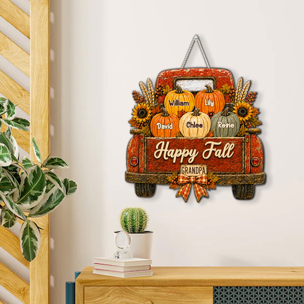 Custom Home & Wall Decor, Birthday & Christmas Gift • Sweet Fall Memories - Personalized Wood Sign
