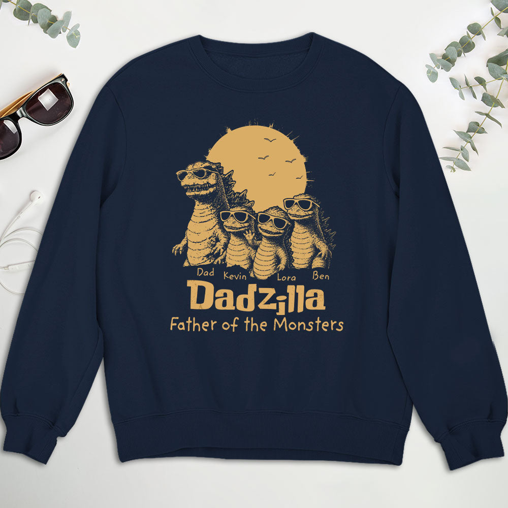 Custom Father's Day, Special Gift for Dad & Grandpa • Father Of The Monsters - Personalized Shirt