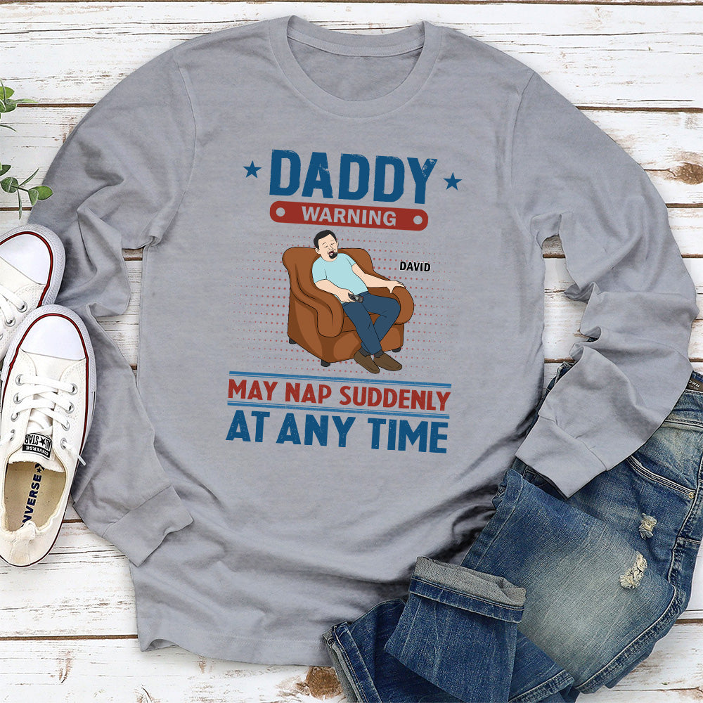 Custom Father's Day, Special Gift for Dad & Grandpa • Nap At Anytime - Personalized Shirt