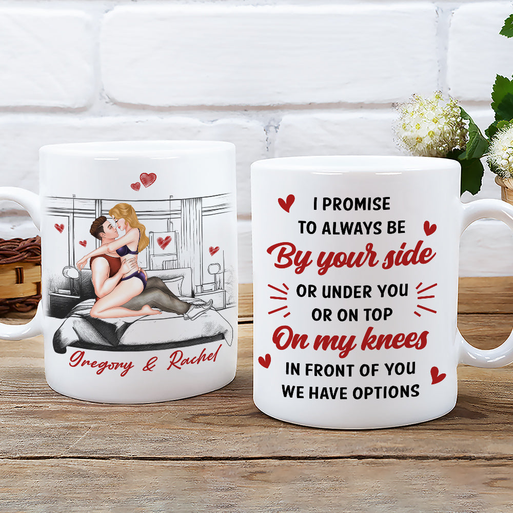 Custom Anniversary Keepsake Gifts For Couple • Always By Your Side - Personalized Coffee Mug