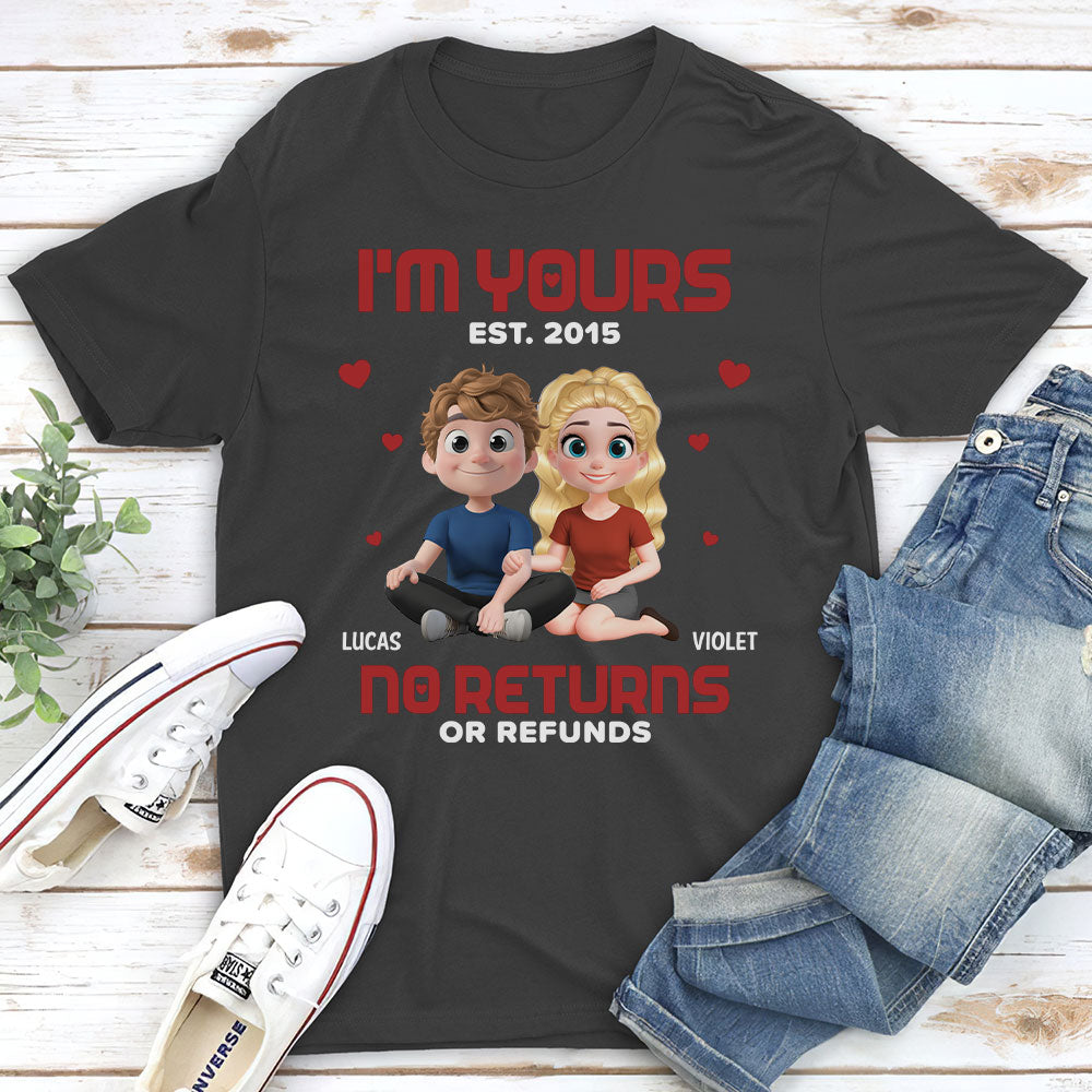Custom Christmas Anniversary Keepsake Gifts For Wife • I Am Yours EST - Personalized Shirt