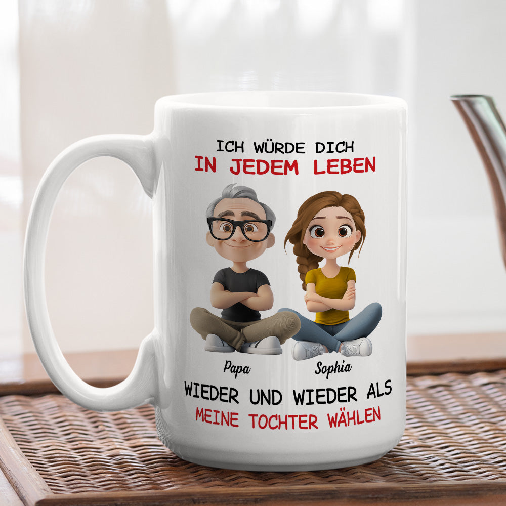 Custom Christmas & Birthday Gift for Daughter • Immer deine Wahl – Personalisierte Tasse