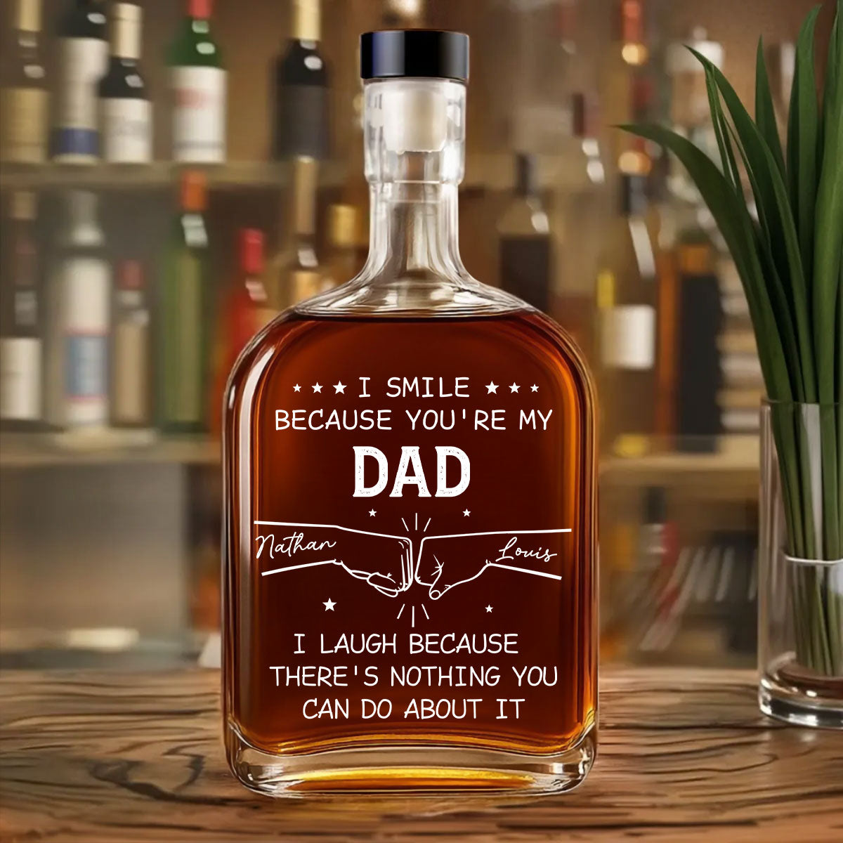 My Brother Version 2 - Personalized Spirits Decanter