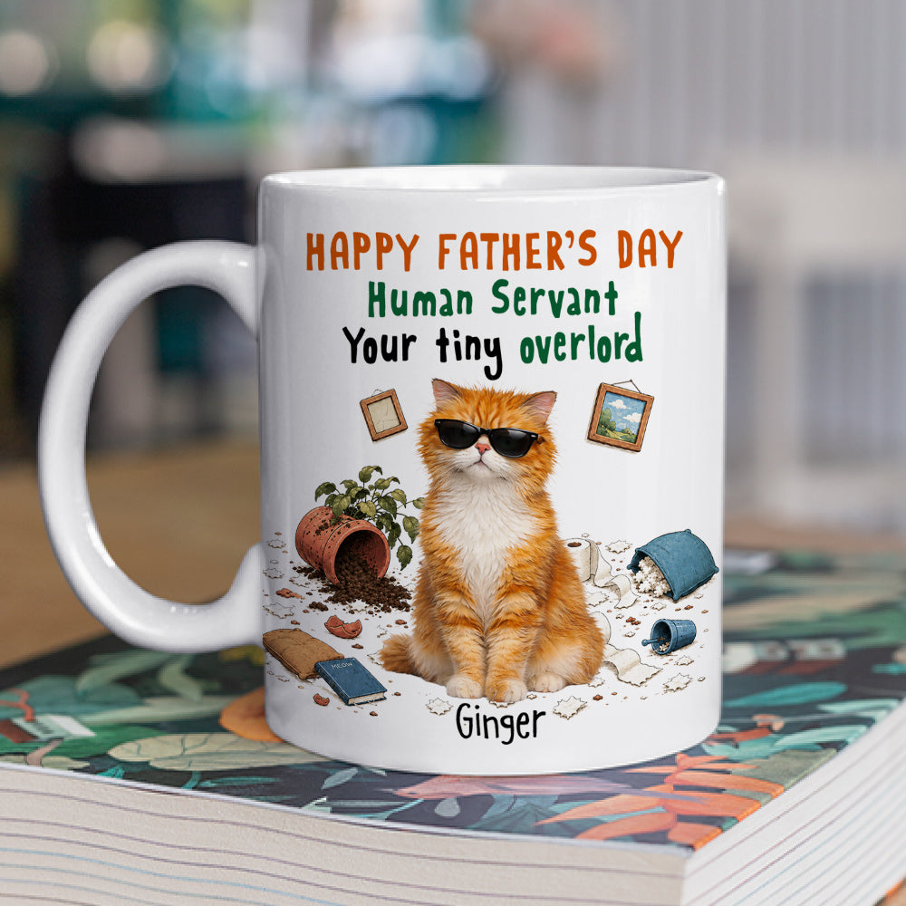Custom Photo Christmas & Birthday Keepsake Gift • The Tiny Overlords Photo - Personalized Coffee Mug