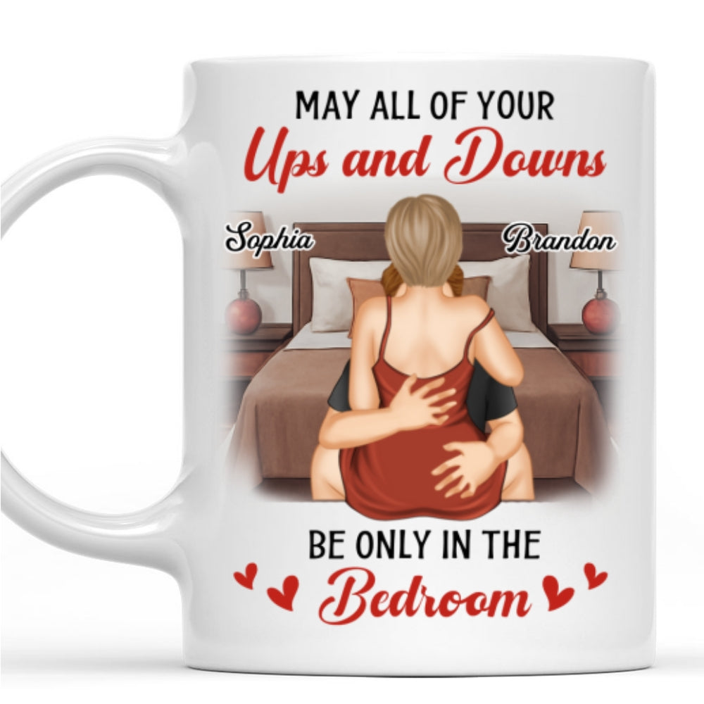 Custom Anniversary Keepsake Gifts For Couple • Ups And Downs - Personalized Coffee Mug