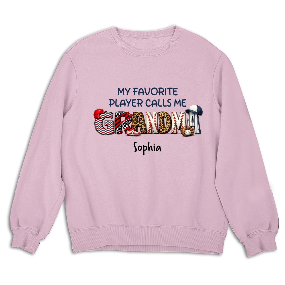 Custom Mother's Day Gift for Mom & Grandma • My Fav Players - Personalized Shirt