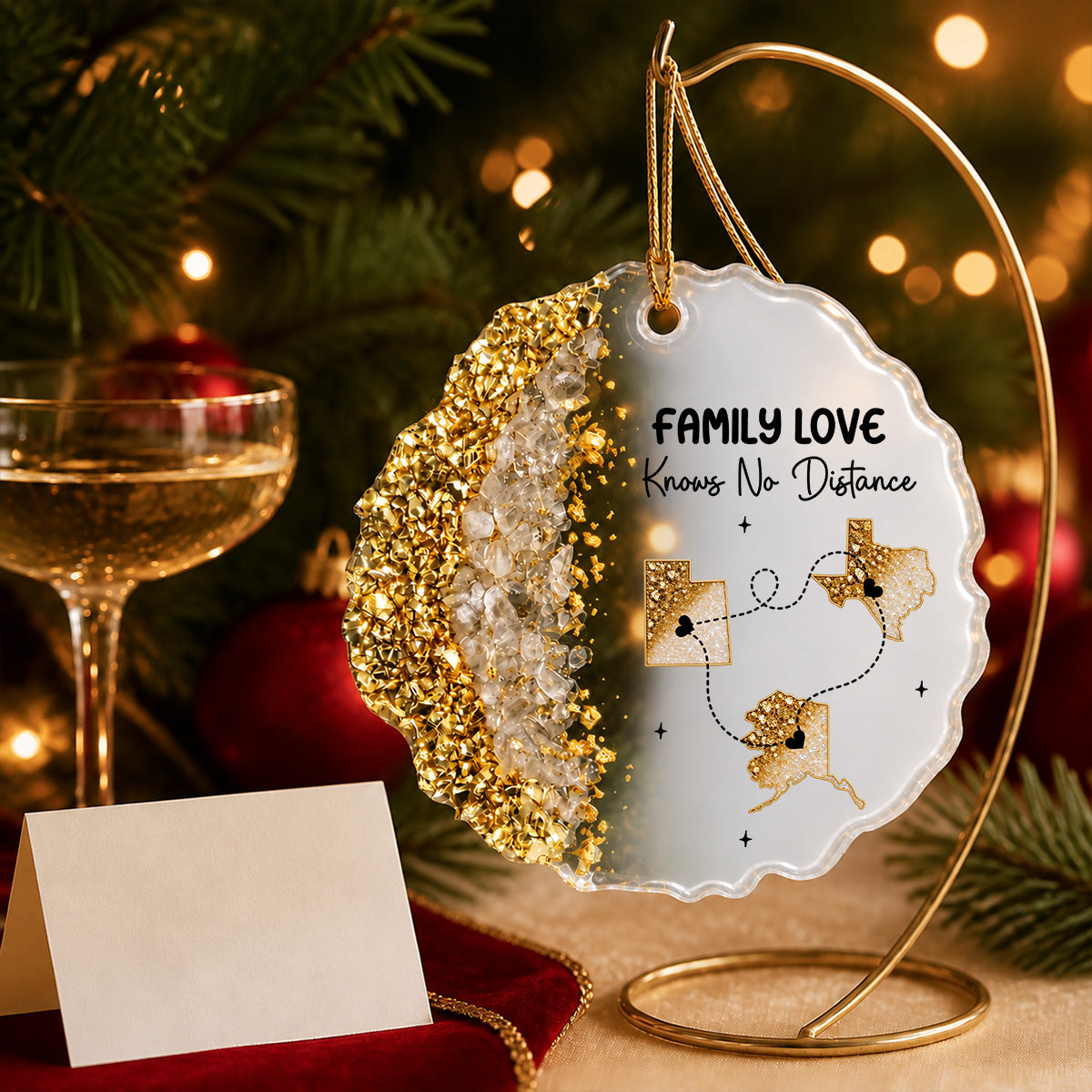 Endless Bond - Personalized Resin Ornament