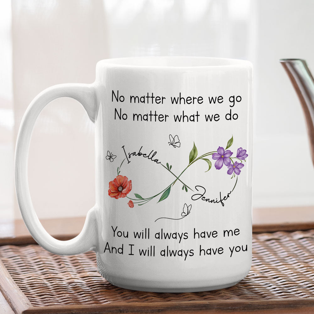 Custom Best Friend, Christmas & Birthday Friendship Keepsake Gift • Bestie Always Have You - Personalized Coffee Mug
