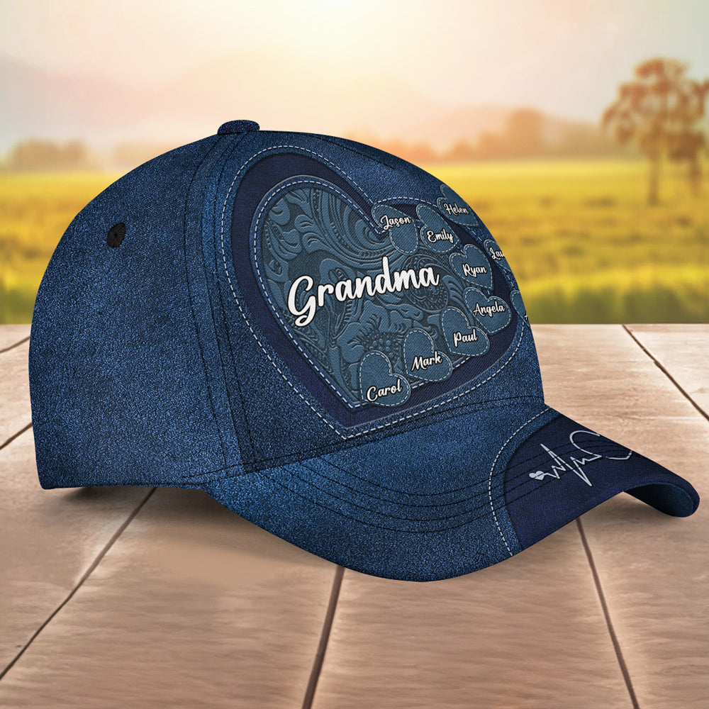 Sweethearts Of Grandma - Personalized Classic Cap