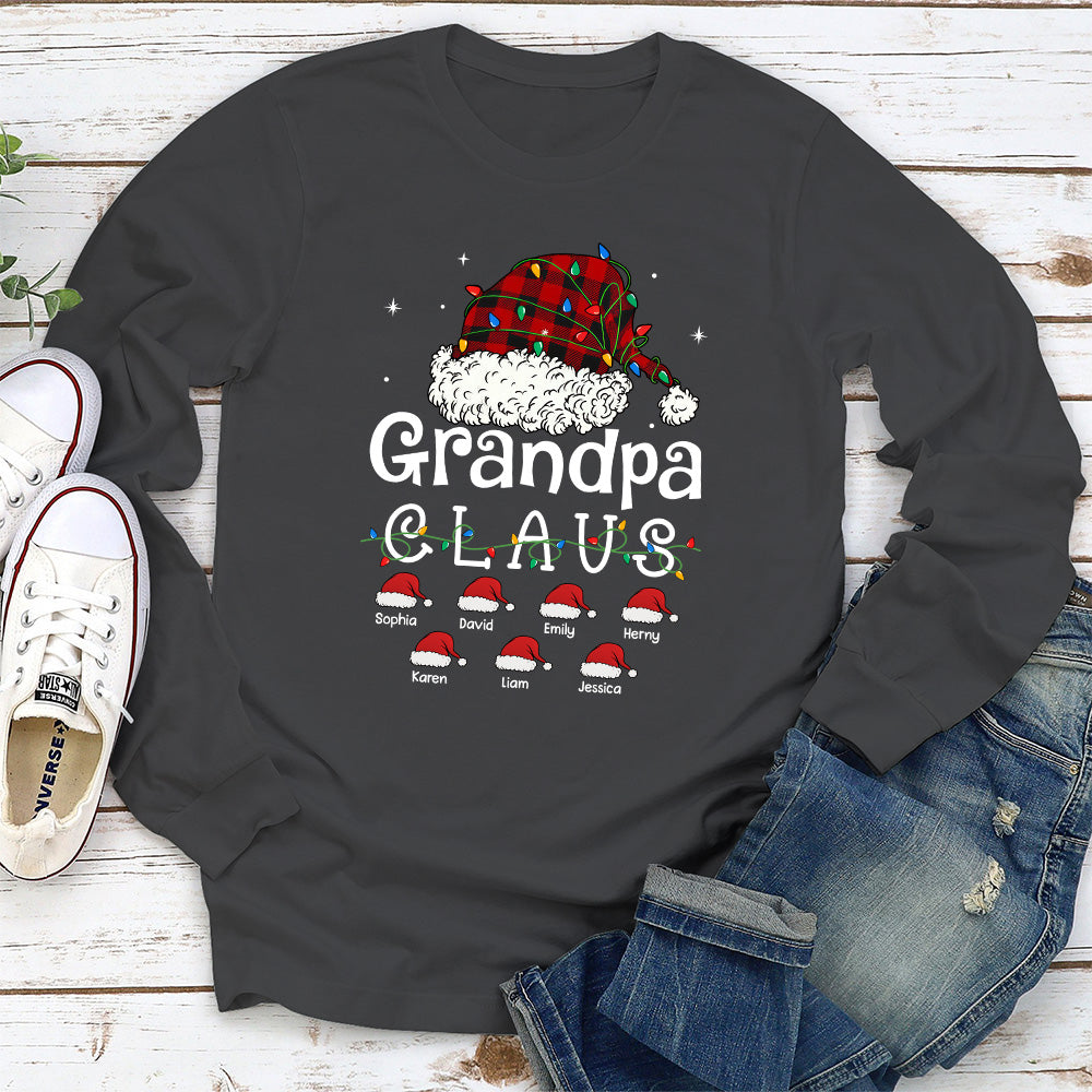Custom Christmas & Birthday Gift for Grandpa • Grandpa Claus - Personalized Shirt
