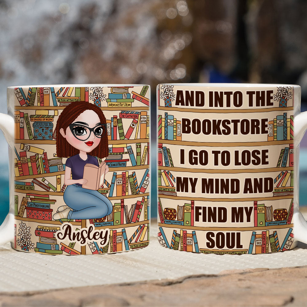 Custom Christmas & Birthday Keepsake Gift • Book Lover - Personalized Coffee Mug