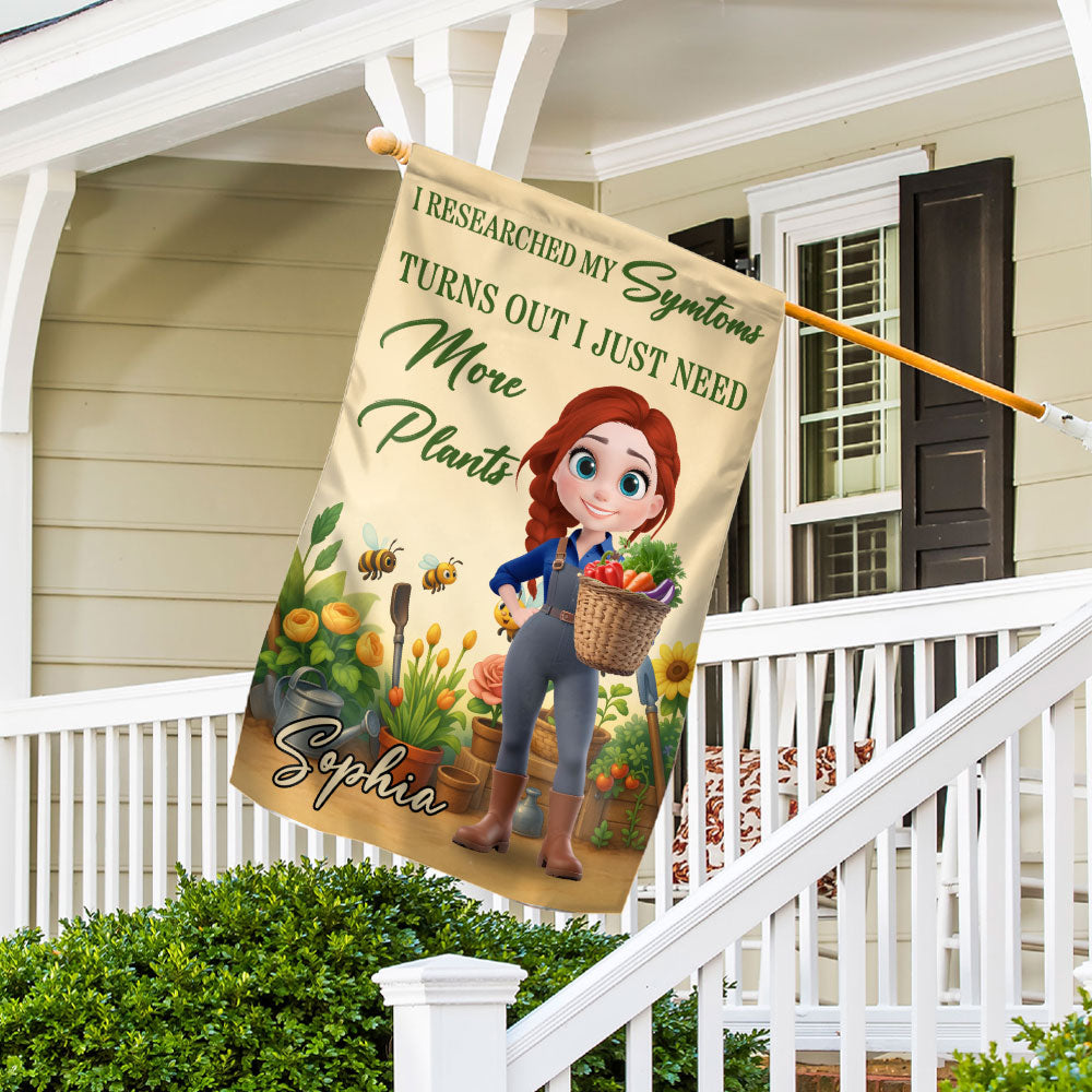 Need More Plants - Personalized Flag