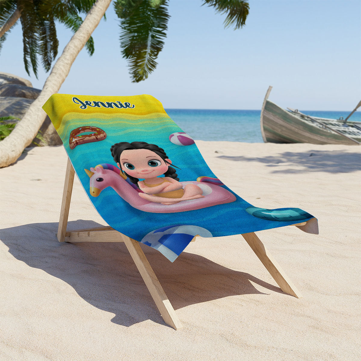 Summer Fun - Personalized Beach Towel