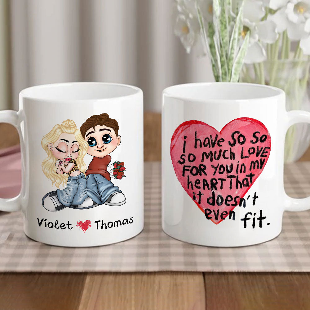 Custom Anniversary Keepsake Gifts For Couple • I Have So Much Love For You - Personalized Coffee Mug