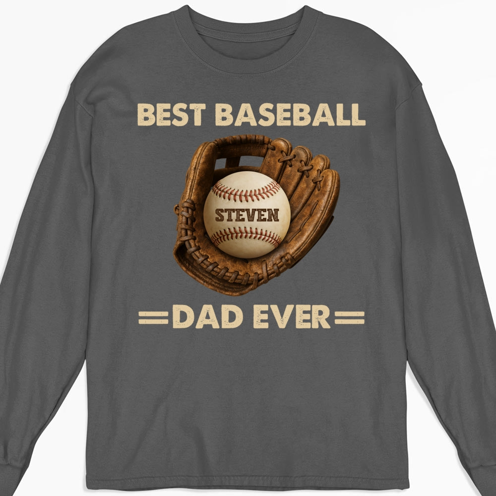 Custom Father's Day, Special Gift for Dad & Grandpa • Baseball Dad - Personalized Shirt