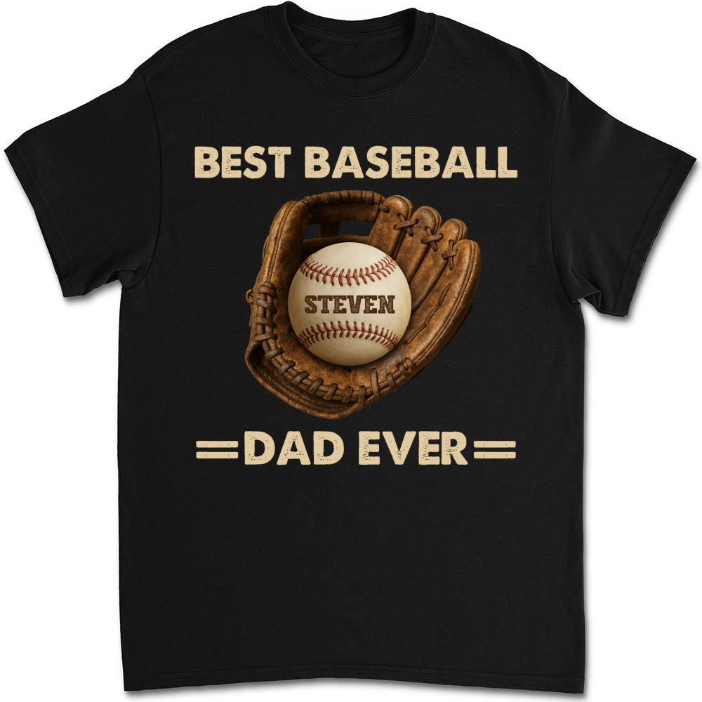 Custom Father's Day, Special Gift for Dad & Grandpa • Baseball Dad - Personalized Shirt