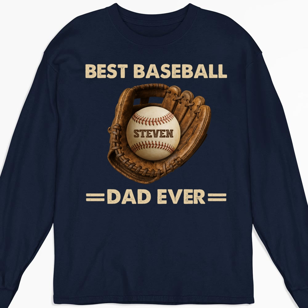 Custom Father's Day, Special Gift for Dad & Grandpa • Baseball Dad - Personalized Shirt