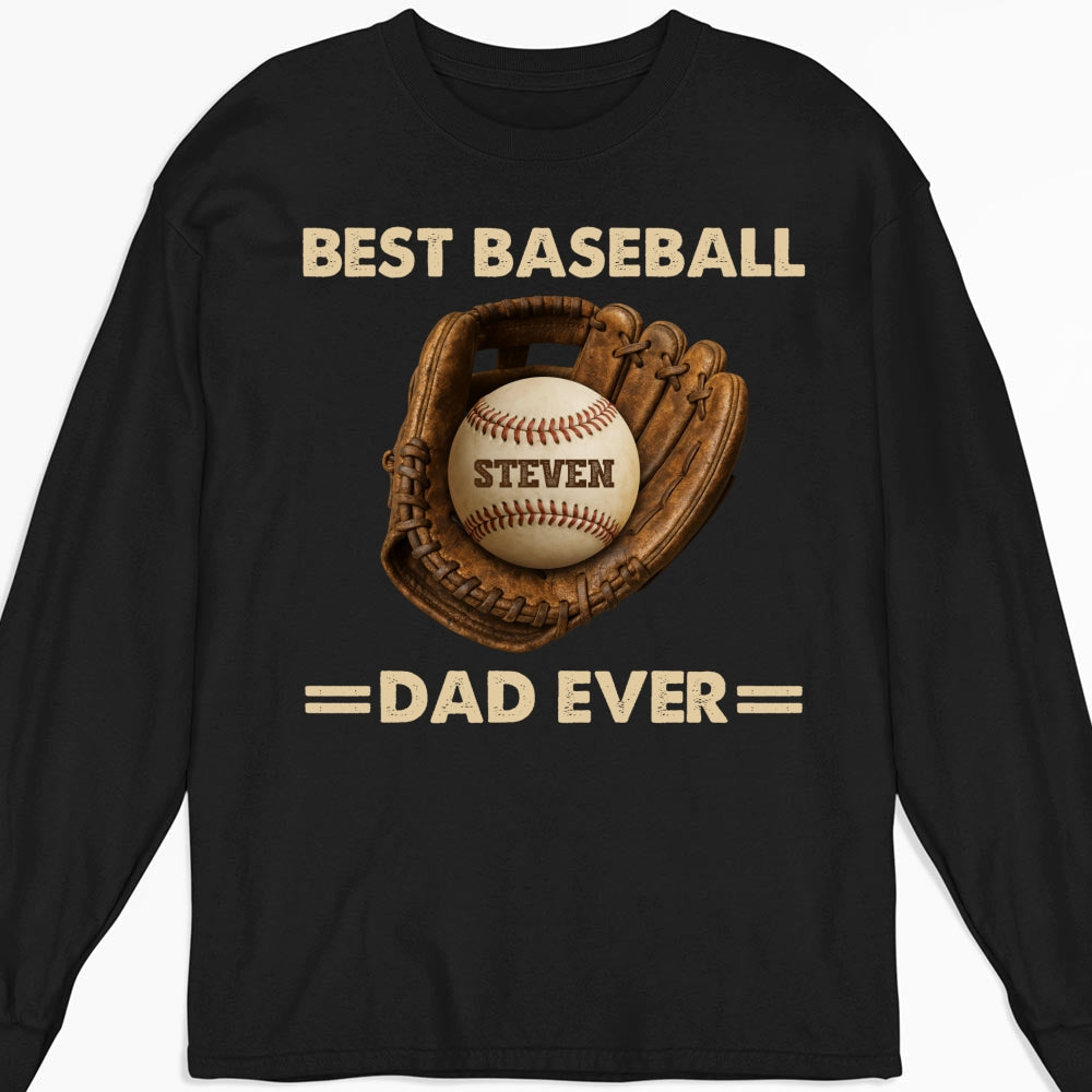 Custom Father's Day, Special Gift for Dad & Grandpa • Baseball Dad - Personalized Shirt