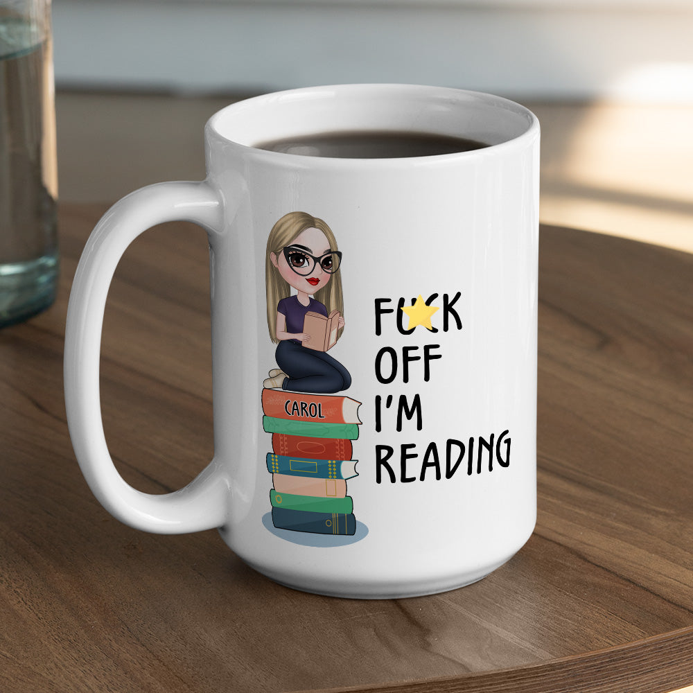 Custom Christmas & Birthday Keepsake Gift • I Am Reading - Personalized Coffee Mug