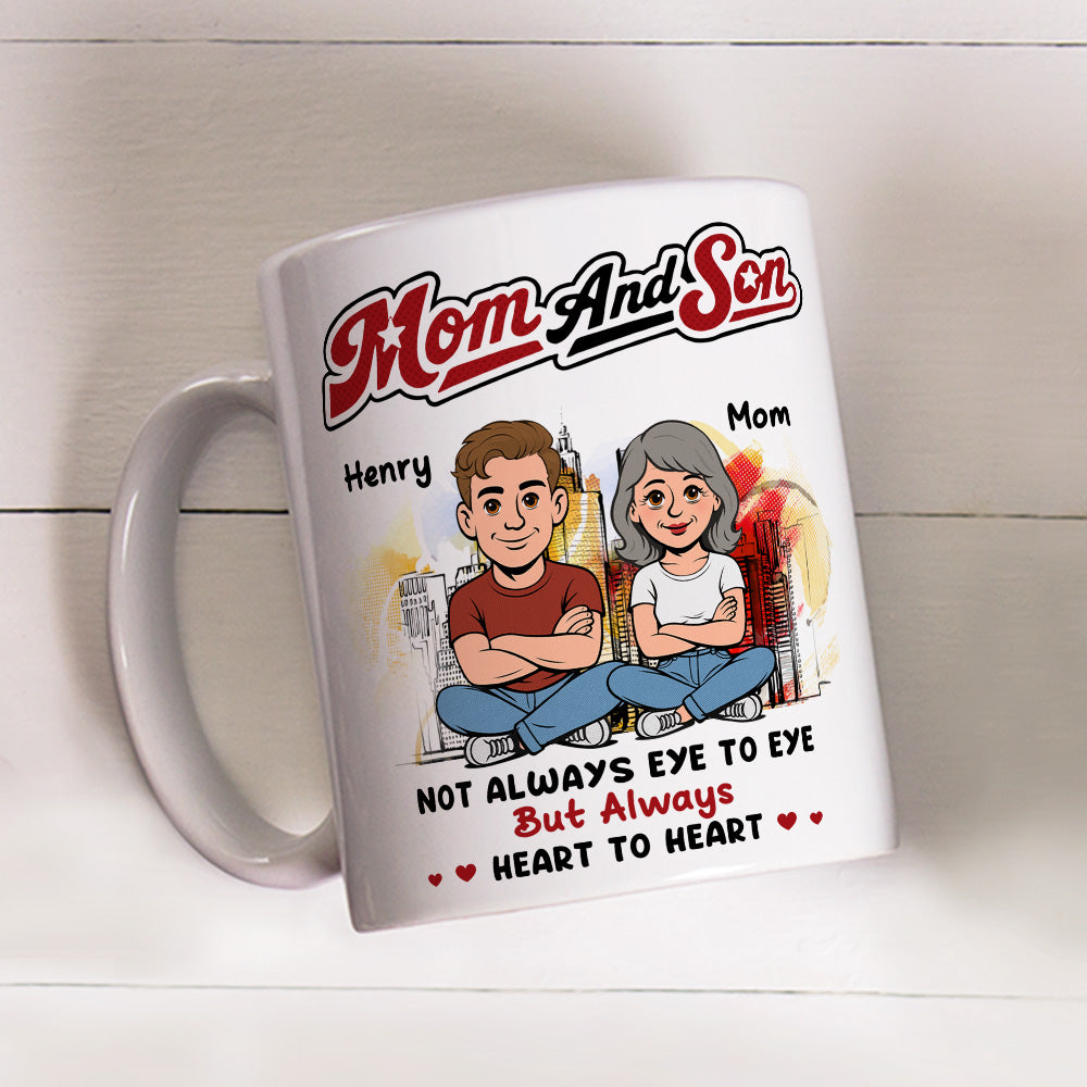 Custom Father's Day Gift For Son • We Stand Together Always - Personalized Coffee Mug