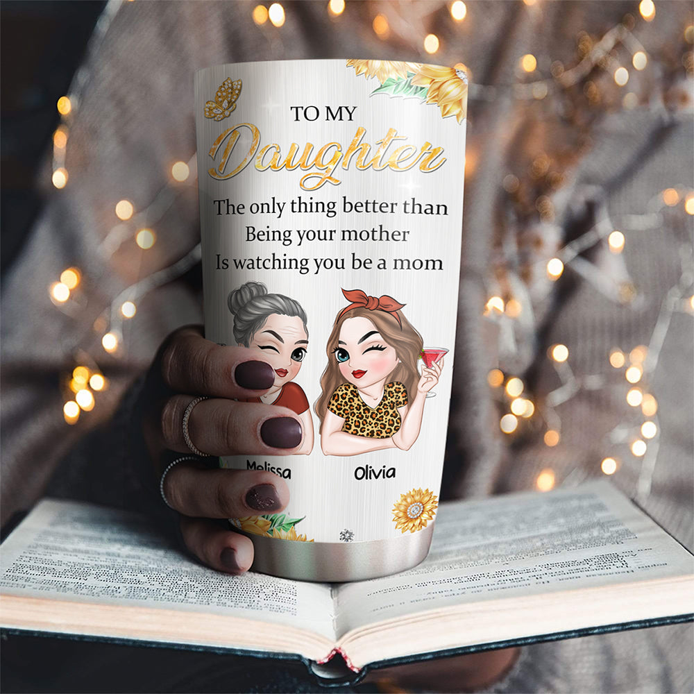 Custom Christmas Birthday Gifts For Mom • Be A Mom - Personalized Tumbler
