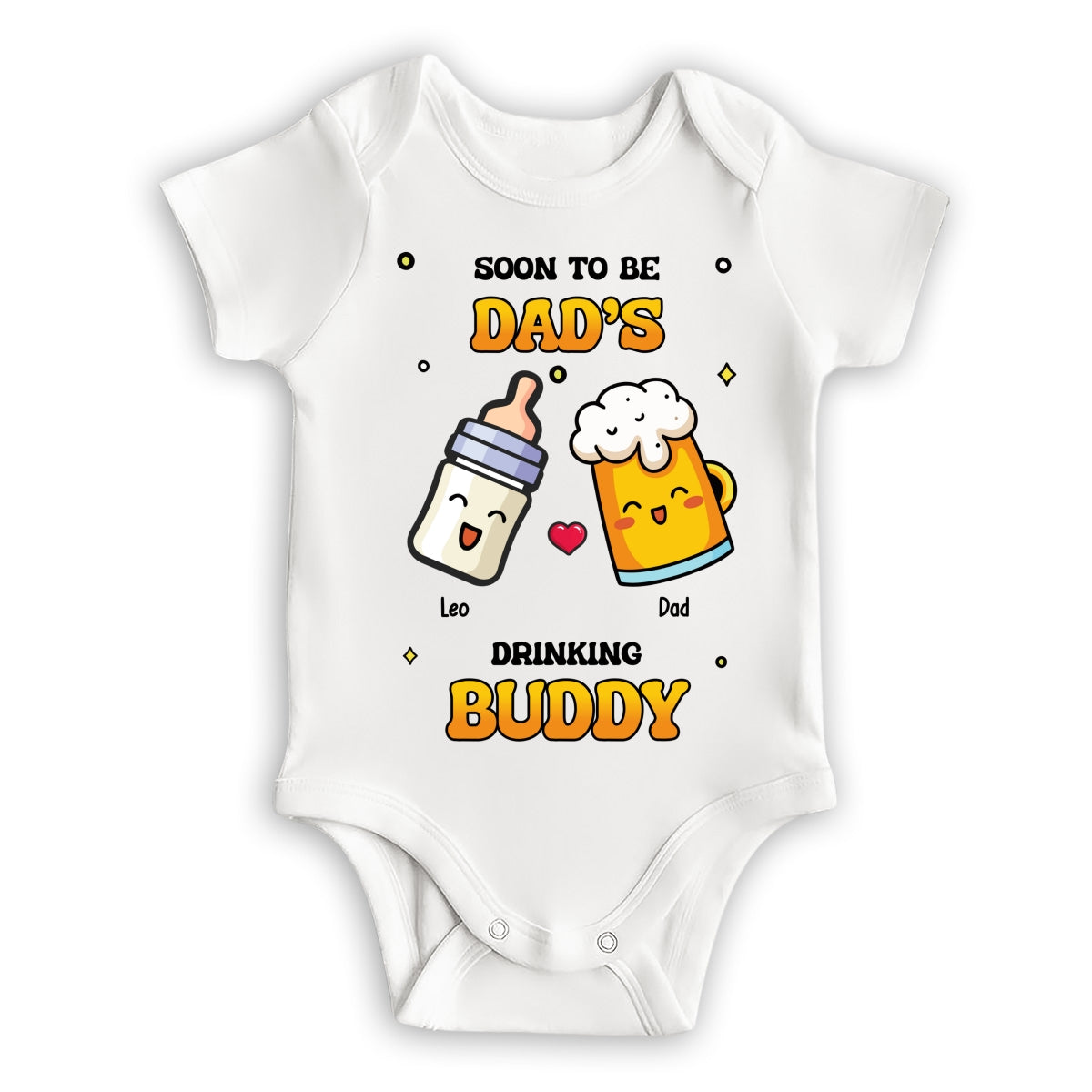 Father Buddy - Personalized Baby Onesie