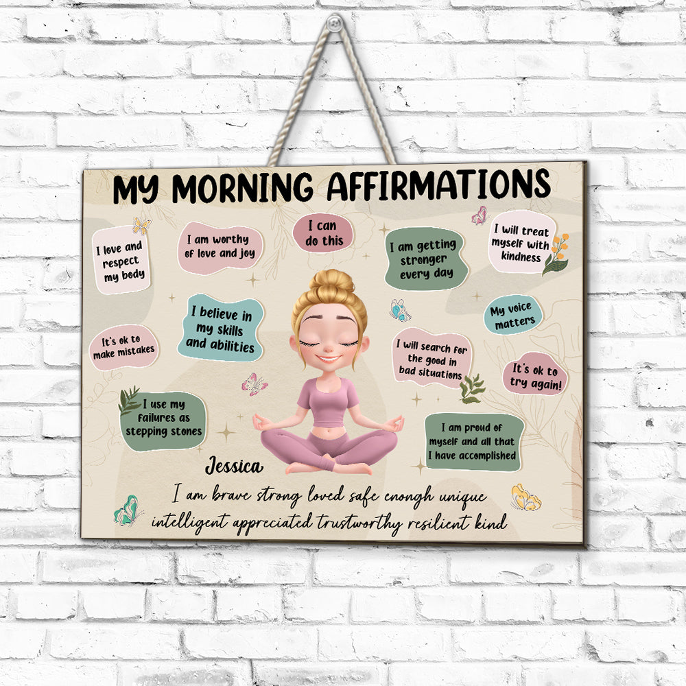 Custom Home & Wall Decor, Birthday & Christmas Gift • I Am Everything - Personalized Wood Sign