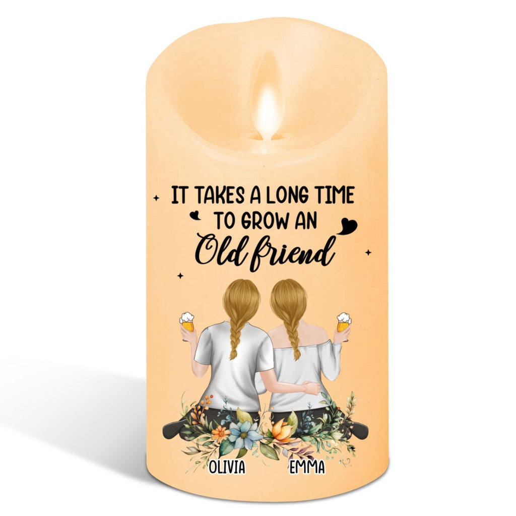 Grow An Old Friend - Personalized LED Candle