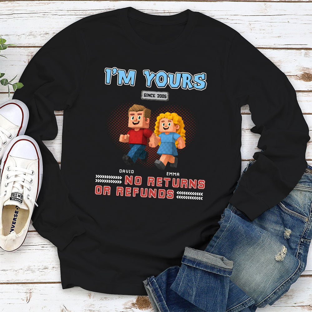 Custom Christmas Anniversary Keepsake Gifts For Husband • I Am Yours - Personalized Shirt