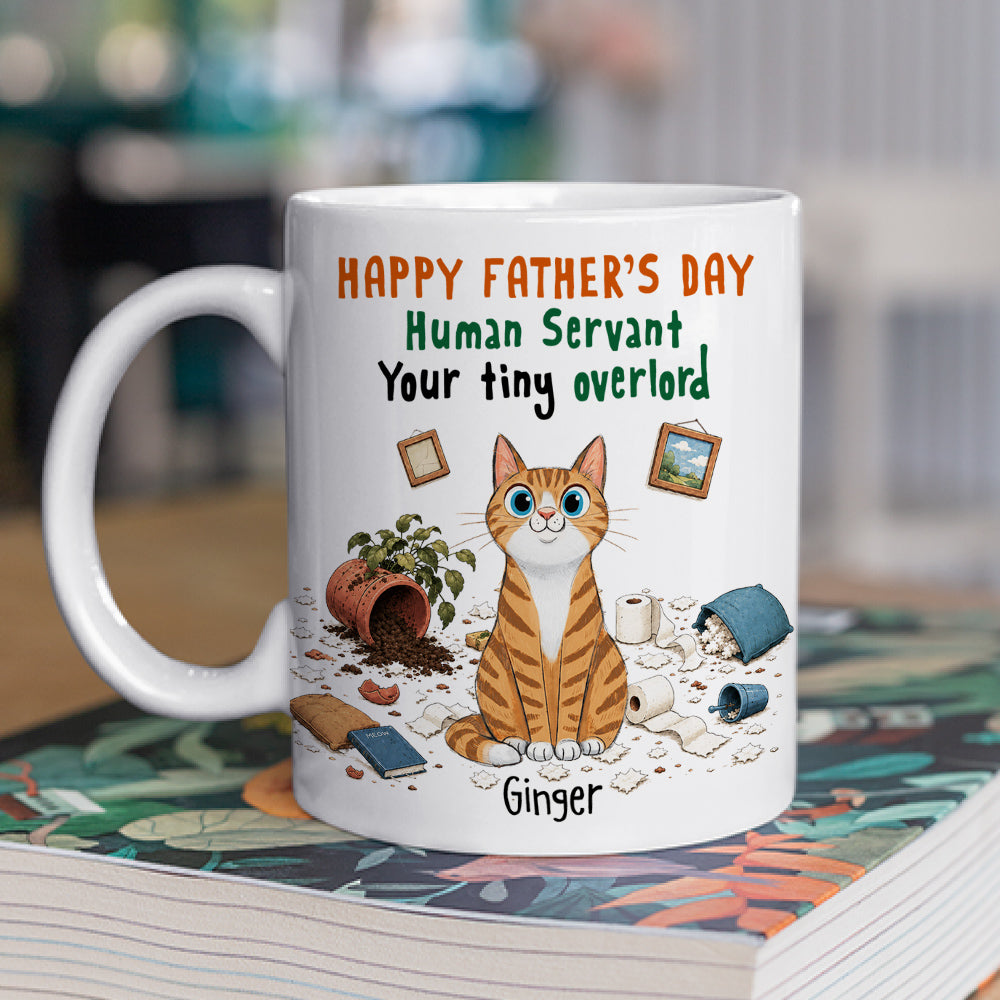 Custom Christmas & Birthday Keepsake Gift • The Tiny Overlords - Personalized Coffee Mug