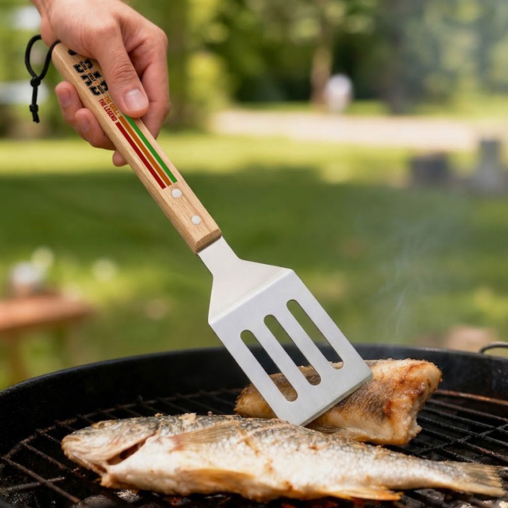 The Man The Grill The Legend - Personalized Grill Spatula
