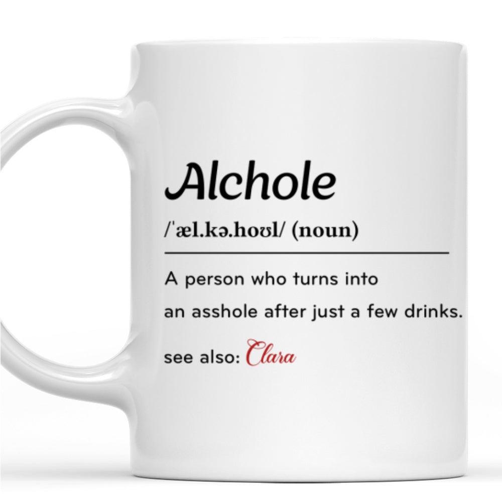 Custom Coworker, Christmas & Birthday Team Appreciation Gift • Word Of The Day - Personalized Coffee Mug