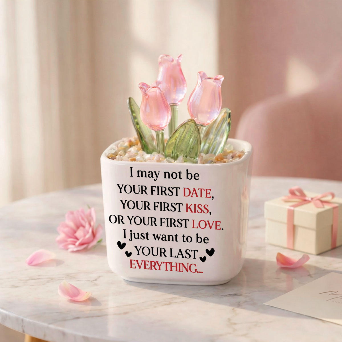 Your Last Everything - Personalized Glass Birth Month Flower