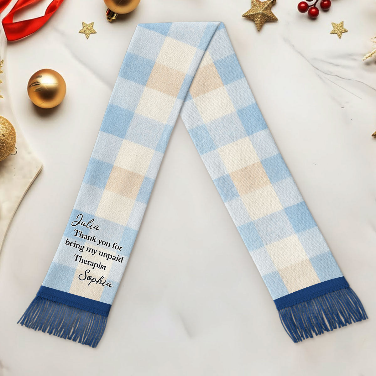 My Unpaid Therapist - Personalized Scarf
