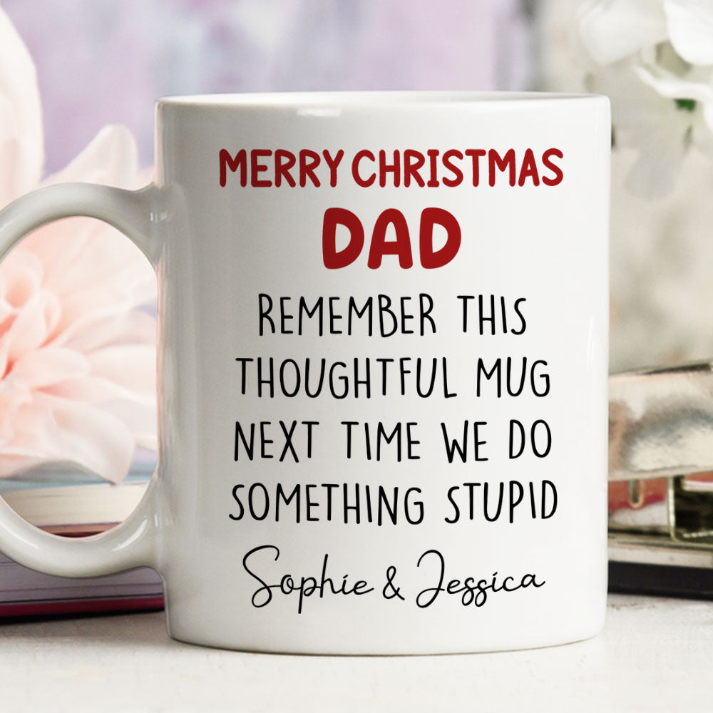 Custom Christmas & Birthday Keepsake Gift • Thoughtful Gift For Parents - Personalized Coffee Mug